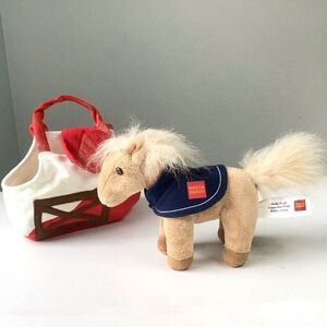 Wells Fargo Legendary Pony Stuffed Plush Horse Nellie 2015 Barn Carry Purse Bag